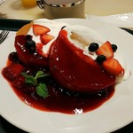 イシヤカフェ - ベリーのパンケーキ。1080円。