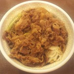 すき家 - 20180514「牛丼ライト お肉大盛(つゆだく)」530円