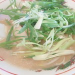 ラーメン食堂 - 豚骨醬油ネギラーメン  700円(2018/5/12)