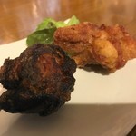 明石麦酒工房 時 - ほろ酔いセットの2色唐揚げ