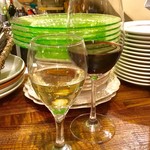 イタリアンバール ミーオ - まずは二人で乾杯。