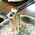 Ichi tarou - 【2018.5.13(日)】天ぷらそば定食(冷たいそば)1,450円の麺