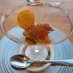 函館大沼 鶴雅リゾート エプイ - 本鮪のタルタル　胡麻のブリオリッシュ