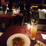 ラドンナ原宿 - 牛肉の煮込みとピンクグレープフルーツジュース 2018.4