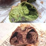 テコナ　ベーグルワークス - 宇治抹茶レモンクリーム 300円(税込)
      ストロベリーチョコクリーム 300円(税込)