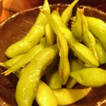 とり鉄 - 枝豆の山椒漬け