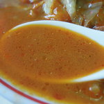 蒙古タンメン中本 - つけ五目のつけダレ