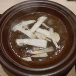 くろぎ - 早松茸の香りでしゃぶしゃぶ（’11/7）