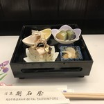 旬楽幸味 - 先付（八寸）もう、これでお店の本質が見えますね（２０１８．５．１４）