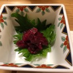 湖粋 - クジラのユッケ