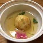 湖粋 - 新じゃがまんじゅうのあんかけ