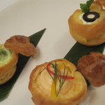 アバ - アミューズ、3種のプティシュー