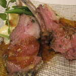 アバ - 肉料理、仔羊背肉プロバンス風