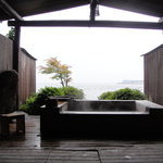 蟹御殿 - 海の見える客室露天風呂