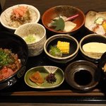 和奏 プロデュース ド バイ イルグラディーノ - 昼御膳＋近江牛の炙り丼1800円