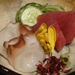 和奏 プロデュース ド バイ イルグラディーノ - お造り　※タコとヨコワ