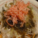 和奏 プロデュース ド バイ イルグラディーノ - 野菜サラダ　※塩ドレッシングで食べます