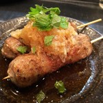 和鶏屋 - H.30.3.25.夜 つくねおろしポン酢 @190円×2本
