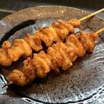 和鶏屋 - H.30.3.25.夜 皮(塩) @140円×2本