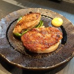和鶏屋 - H.30.3.25.夜 ピーマン肉詰め 160円・レンコン肉詰め 160円