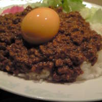 たくあん・牡丹亭 - キーマエッグドライカレー