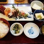 兆一 - お刺身定食 1,080円