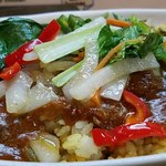 カレーショップ ボナッ - ボナッカレーい炒め野菜