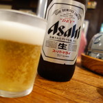 満田屋 - 瓶ビール大（\650）