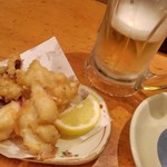 おぎ野 - イカ天ぷら