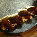 焼肉赤身にくがとう33895 - 田町三田限定じゃばらサンド（フォアグラと黒トリュフソース）