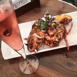 俺のフレンチ・イタリアン 松竹芸能 角座広場 - オマールとロゼスパークリング〜♡
                                あー幸せ！