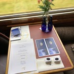 The Blue Train - 部屋に戻るとテーブルにお土産が置いていました。