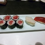 鮨tro気仙 - 漬け鮪、鉄火巻き、しろえび