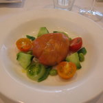 メゾン ドゥ アッシュ - スモークサーモンの野菜巻き