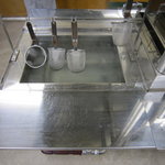 讃岐うどん 上原屋本店 - 自分で温めます。