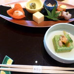 愉楽日本料理 かぐらざか - 箸割＆前菜