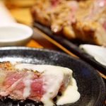 イタリアン＆グリル アクア イルフォルノ - Ｔボーンステーキにチーズフォンデュ