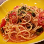 ファリナモーレ - ◆「Bランチ」選べるパスタ 「ミニトマトと黒オリーブのトマトソースプッタネカ」