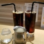 ファリナモーレ - ◆ドリンクは、どちらも「アイスコーヒー」