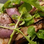 ファリナモーレ - ◆「Bランチ」メイン(豚料理)でオーダー！ 「庄内豚のグリルと藤沢カブの焼畑仕立て」