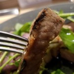 ファリナモーレ - ◆「Bランチ」メイン(豚料理)でオーダー！ 「庄内豚のグリルと藤沢カブの焼畑仕立て」