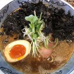 喜びラーメン 小太喜屋 - あっさりラーメン 岩のりトッピング