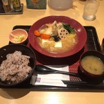 Ootoya - すけそう鱈と野菜の生姜みぞれあん定食 五穀ごはん大盛