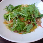 ベルベール - ベーコンと季節野菜のパスタ