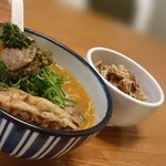 雨は、やさしく - 辛味噌&椎茸ご飯