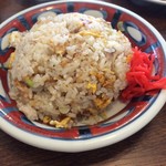 小白 - 1番美味しかった。炒飯です。ラーメンでなく此方を大盛りにすれば良かったです。