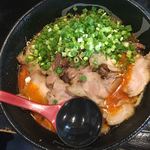 一忠 - 辛香麺(チャーシュー+青ネギ+モヤシ)