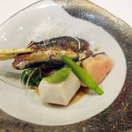 阿波座 なが友 - 一品より平子いわし旨煮(700円+税)