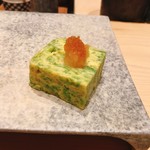 鮨 由う - あおさ入り卵焼き