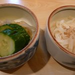 天婦羅 割烹 藤よし - 素麺と香の物